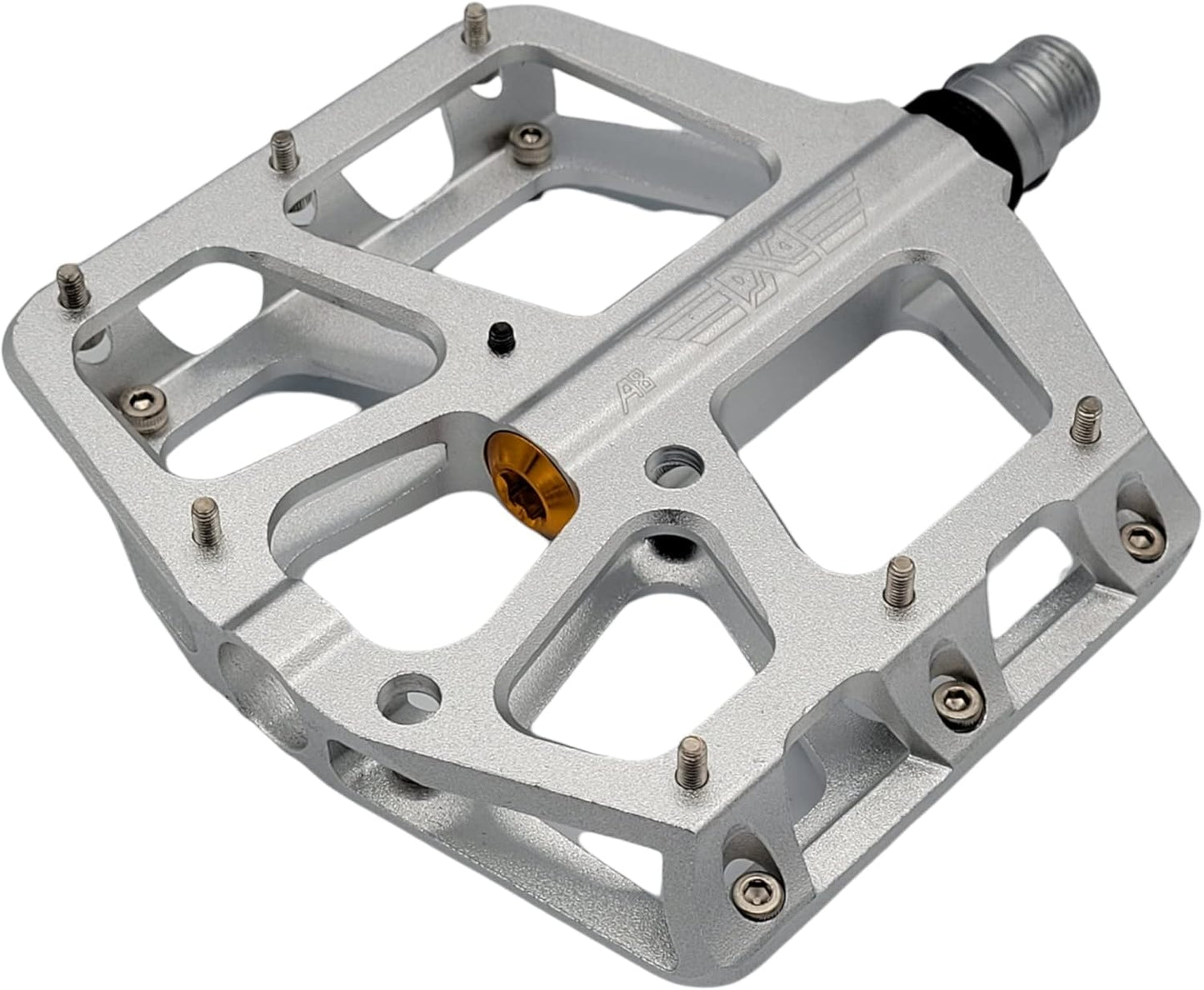 PDX A8 Lightweight Aluminum Mountain Bike Pedals with Anti-Slip Concave Platform and 16 Pins