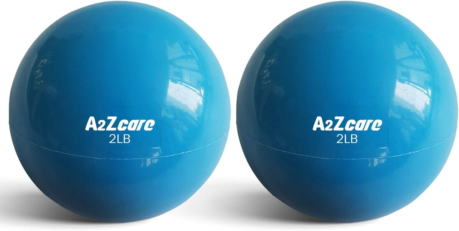 A2ZCARE Weighted Toning Ball - Soft Medicine Ball for Pilates, Yoga, Physical Therapy, and Fitness