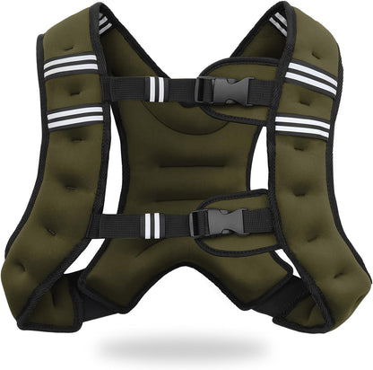 VIVITORY Adjustable Weighted Vest for Strength Training and Fitness - Available in 11 lbs and 18 lbs for Men and Women